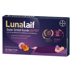 Produktbild von LUNALAIF Guter Schlaf Kombi Depot Tabletten